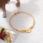 Bracelet personnalisé de breloques d'ailes d'ange pour la perte d'un bébé Bijoux commémoratifs Cadeau de fausse couche pour elle