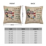 I Want To Hold Your Hand At 80 And Say Baby Let's Go Camping Throw Pillow Cover Anniversary Birthday Gift for Camping Couple Sofa Decor