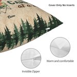 Personalized Making Memories One Campsite At A Time Throw Pillow Cover Christmas Birthday Gift for Camping Lover Home Sofa Decor