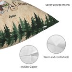 Gepersonaliseerde Life Is Better When You're Camping Kussenhoes Verjaardag Verjaardagscadeau voor Camping Couple Lover Sofa Decor