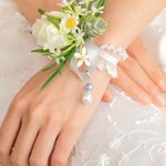Spersonalizowana niebieska perła słodkowodna Sterling Silver Coś niebieskiego Urok do bukietu butów ślubnych Podwiązka Suknia ślubna Akcesorium dla panny młodej