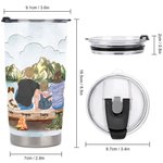 Vaso de 20oz para bebidas calientes y frías Gran regalo para cumpleaños Familia