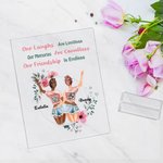 Personalised Our Laughs Are Limitless Our Memories Are Countless Our Friendship Is Endless Acrylic Plaque Best Friend Gift Acrylic Decoration