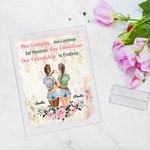 Personalized Our Friendship is Endless Acrylic Plaque Besties Gift Desk Ornament
