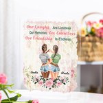 Personalized Our Friendship is Endless Acrylic Plaque Besties Gift Desk Ornament