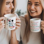 Personalised Our Laughs Are Limitless Our Memories Are Countless White Ceramic Mug Friend Christmas Birthday Gifts for Friend Bestie Sister