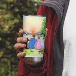 Gepersonaliseerde Camping Quotes Camping Partners For Life Familie met Huisdieren 20oz Tumbler voor Warme en Koude Dranken