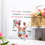 Personalised Our Laughs Are Limitless Our Memories Are Countless Our Friendship Is Endless Acrylic Plaque Best Friend Gift Acrylic Decoration