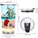 Citations Personnalisées Camping Let Us Go Camping Family Pets 20oz Tumbler pour Cadeau d'Anniversaire Cadeau d'Anniversaire Cadeau d'Usage Quotidien