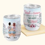 Personalized Bestie Travel Go To Popular Photo Spot Soul Sisters Holiday  Wine Tumbler Gift for Best Friend Suitable for Hot and Cold Liquids 1