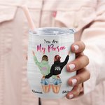 Personalized Our Laughs Are Limitless Our Memories Are Countless Our Friendship Is Endless Wine Tumbler Bestie Birthday Gift 12oz