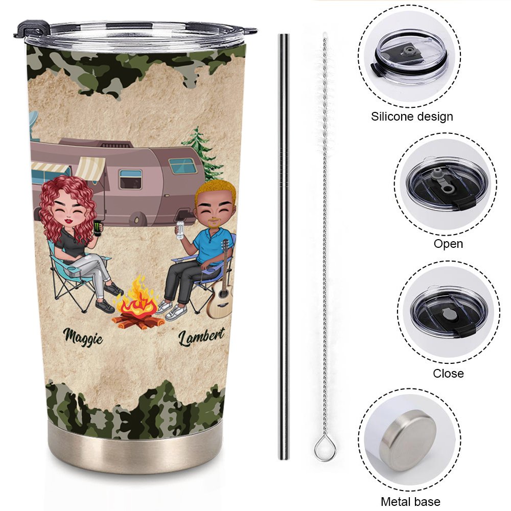 Vaso personalizado Making Memories Together Couple Wife and Husband 20oz Tumbler Cumpleaños Uso diario Regalo de San Valentín Regalo de aniversario pa 7