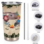 Vaso personalizado Making Memories Together Couple Wife and Husband 20oz Tumbler Cumpleaños Uso diario Regalo de San Valentín Regalo de aniversario pa 7