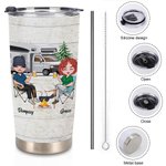 Personalizado Aparentemente Somos Pareja Problema Camping 20oz Vaso Cumpleaños para Bebidas Frías y Calientes Gran Cumpleaños Aniversario Regalo para 7