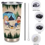 Personalizado La vida es mejor cuando usted está acampando con su pareja 20oz aniversario vaso para el uso diario Gran regalo para el amante de la par 7