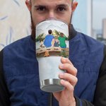 Gepersonaliseerde Let Us Go Camping Family Camping Together 30oz Tumbler Gift voor Verjaardag
