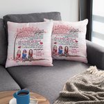 Personalizzato To My Bestie I Love You Best Friends Forever Throw Pillow Cover Bestie Quotes Home Decoration