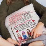 Personalizzato To My Bestie I Love You Best Friends Forever Throw Pillow Cover Bestie Quotes Home Decoration