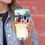 Personlig familj Beach Camping Camping Partners för livet 30oz Tumbler Jubileumspresent Födelsedagspresent för familjepar