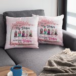 Personalized You Will Always Be My Person Besties Under The Love Tree Throw Pillow Cover  Betie Gift Bedroom Decor