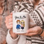 Personalized You And Me We Got This White and Colour Inside Ceramic Mug Valentine's Day Birthday Gift for Couple Girlfriend