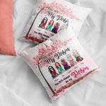 Personalized You Will Always Be My Person Besties Under The Love Tree Throw Pillow Cover  Betie Gift Bedroom Decor