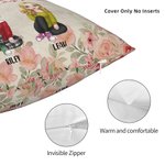 Personalized You'll Always Be My Person Best Friend Forever Throw Pillow Cover  Gift for Best Friend for Living Room