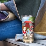 Personlig Vi är inte socker och krydda och allt trevligt Vi är Sage och Hood och önskar att en Mufuka skulle 20oz Tumbler Bästa vän gåva