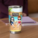 Gepersonaliseerde Niet Zusters van Bloed Maar Zusters van Hart 20oz Tumbler Beste Vriend Cadeau voor Warme en Koude Dranken