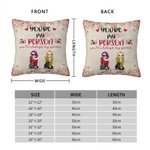 Personalized You'll Always Be My Person Best Friend Forever Throw Pillow Cover  Gift for Best Friend for Living Room