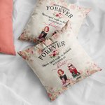 Personalisierte beste Freunde für immer Seele Schwester Nachmittagstee Zeit werfen Kissen Abdeckung Bestie Zitate Home Decoration