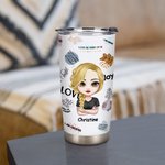Personalized Daily Affirmation Words I Love All Parts Of Me 20oz Tumbler Back to School Gift Birthday Gift Daily Use