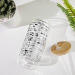 Coupe en verre personnalisée avec nom pour lecteur, bibliothécaire, amoureux des livres.