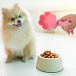 Personalized Paw Shape Dog Food Measuring Cup Scoop 3D Printed Pet Feeding Accessory Gift for Pet Lover Owner