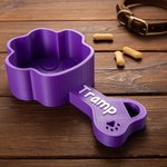 Personalized Paw Shape Dog Food Measuring Cup Scoop 3D Printed Pet Feeding Accessory Gift for Pet Lover Owner
