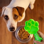 Personalized Paw Shape Dog Food Measuring Cup Scoop 3D Printed Pet Feeding Accessory Gift for Pet Lover Owner