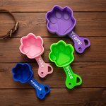 Personalized Paw Shape Dog Food Measuring Cup Scoop 3D Printed Pet Feeding Accessory Gift for Pet Lover Owner