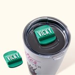 Henkilökohtainen nimi Slider kansi Top korvaava 3D painettu liukusäädin Stanley Yeti Rambler Tumblerille 1