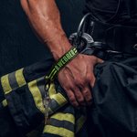 Gepersonaliseerde reflecterende brandweerman waterdichte polsband sleutelhanger voor hem of brandweer cadeau