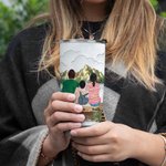 Gepersonaliseerde Family Life Is Better Around The Campfire 20oz Tumbler Holiday voor warme en koude dranken