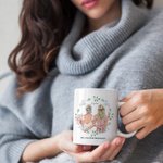 Gepersonaliseerde Will You Be My Bridesmaid Bloem Wit Keramische Mok Bruidsmeisje Voorstel Gift Wedding Gift