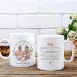 Gepersonaliseerde Will You Be My Bridesmaid Bloem Wit Keramische Mok Bruidsmeisje Voorstel Gift Wedding Gift