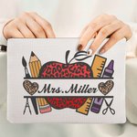 Estuche de Maquillaje Personalizado para Profesores Estuche Portátil de Leopardo para Lápices Agradecimiento a Profesores Regalo de Fin de Curso Regal