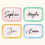 Personalizada transparente de PVC bolsa de maquillaje con cremallera para la despedida de soltera despedida de soltera propuesta de boda Favor de Rega