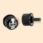 Personalized Stainless Steel Seat Bolt Screw with Pattern or Text Motorcycle Accessories Seat Screw Gift for Motorcycle Enthusiast