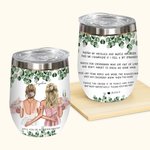 Personnalisé Will You Be My Bridesmaid Eucalyptus Wine Tumbler Bachelorette Party Favor Gift Wedding Gift for Bridesmaid