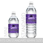 Personalized Grad Class of 2026 Set of 20 Waterproof Graduation Water Bottle Labels Stickers with Name and Year Graduation Party Gift for Graduates