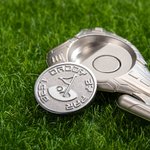 Personalized Embossed Golf Divot Repair Tool with Magnetic Removable Golf Ball Marker Golf Club Holder Birthday Gift for Golf Lovers Dad Husband