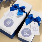 Etichette regalo personalizzate con stringhe e adesivi regalo Set di 24 regali di matrimonio e di Natale