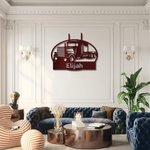 Gepersonaliseerde Semi Truck Wandbord Truck Kunst Metalen Bord met Tekst Tractor Aanhangwagen Cadeau voor Vrachtwagenchauffeur voor Kamer Boerderij Vo